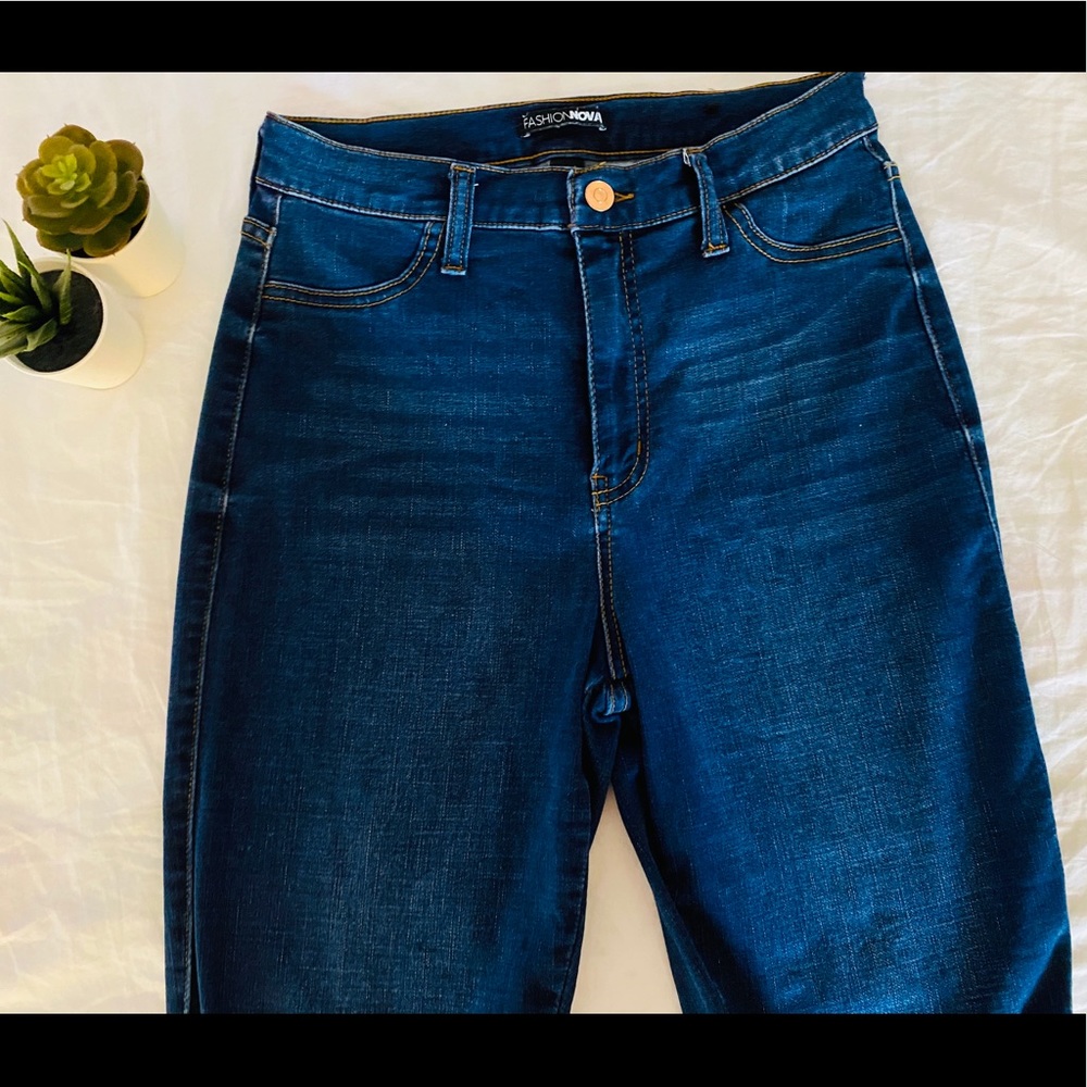 High Waisted Dark Wash Jeans~